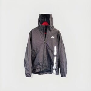 The North Face Jacket Mens Large Gray Dryvent Water Proof Shell Hooded